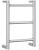 Полотенцесушитель электрический Margaroli Sole 540/SBCPVD 35x47, хром