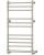 Полотенцесушитель электрический Margaroli Sole 564-11 5644711BNNB 57x101, никель