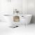 Ванна Laufen Kartell 2.2633.2.000.000.1 170x80 из искусственного камня, белая матовая