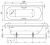 Схема стальной ванны Bette Form 2950-000ADPLUSAR 180x80