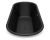 Стальная ванна Bette Lux Oval 3467-035PLUS 190x90 c шумоизоляцией, черная матовая