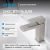 Смеситель для раковины Abber Daheim AF8210SP, сталь брашированная