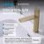 Смеситель для раковины Abber Rund AF8710G, золото матовое