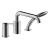 Смеситель на борт ванны Bravat Angel F5172217CP-1-RUS с лейкой
