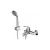 Смеситель для ванны Bravat Fit F6135188CP-B-RUS с лейкой