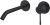 Встраиваемый смеситель для раковины Allen brau Priority 5.31C03-31, черный матовый