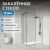 Душевой уголок Abber Schwarzer Diamant AG02128H 120x80 раздвижной, профиль хром