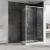 Душевой уголок Abber Schwarzer Diamant AG301005-S905 100x90 раздвижной, профиль хром