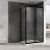 Душевой уголок Abber Schwarzer Diamant AG30120BH-S60B 120x60 раздвижной, профиль черный