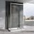 Душевой уголок Abber Schwarzer Diamant AG30120H-S75-S75 120x75 раздвижной, профиль хром