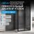 Душевой уголок Abber Schwarzer Diamant AG30130BH-S85B 130x85 раздвижной, профиль черный