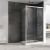 Душевой уголок Abber Schwarzer Diamant AG30130H-S90 130x90 раздвижной, профиль хром