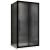 Душевой уголок Abber Schwarzer Diamant AG30140BMH-S90BM 140x90 раздвижной, профиль черный