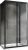 Душевой уголок Abber Schwarzer Diamant AG30160BH-S100B-S100B 160x100 раздвижной, профиль черный