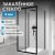 Душевой уголок Abber Schwarzer Diamant AG30160BH-S75B-S75B 160x75 раздвижной, профиль черный