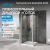 Душевой уголок Abber Sonnenstrand AG04060-S100 60x100 распашной, профиль хром