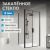 Душевой уголок Abber Sonnenstrand AG04100BC-S80B 100x80 распашной, профиль черный