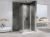 Душевой уголок Abber Sonnenstrand AG04100MS-S90M 100x90 распашной, профиль хром