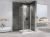 Душевой уголок Abber Sonnenstrand AG04110S-S90 110x90 распашной, профиль хром