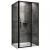Душевой уголок Abber Sonnenstrand AG04120BS-S100B 120x100 распашной, профиль черный