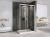 Душевой уголок Abber Sonnenstrand AG07100-S80 100x80 складной, профиль хром