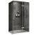 Душевой уголок Abber Zart AG08090-S91 90x90 распашной, профиль хром