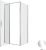 Душевой уголок Allen Brau Priority 3.31028.00+3.31040.00 100x80, профиль хром