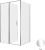 Душевой уголок Allen Brau Priority 3.31031.00+3.31046.00 120x100, профиль хром