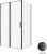 Душевой уголок Allen Brau Priority 3.31033.BBA+3.31045.BBA 120x90, профиль черный