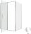 Душевой уголок Allen Brau Priority 3.31034.00+3.31046.00 140x100, профиль хром