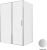 Душевой уголок Allen Brau Priority 3.31035.BA+3.31047.BA 140x100, профиль серебро
