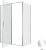 Душевой уголок Allen Brau Priority 3.31034.00+3.31040.00 140x80, профиль хром