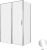 Душевой уголок Allen Brau Priority 3.31034.00+3.31040.00 140x80, профиль хром