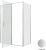Душевой уголок Allen Brau Priority 3.31035.BA+3.31041.BA 140x80, профиль серебро