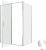 Душевой уголок Allen Brau Priority 3.31034.00+3.31043.00 140x90, профиль хром