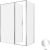 Душевой уголок Allen Brau Priority 3.31037.00+3.31040.00 160x80, профиль хром