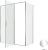 Душевой уголок Allen Brau Priority 3.31037.00+3.31040.00 160x80, профиль хром