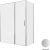 Душевой уголок Allen Brau Priority 3.31038.BA+3.31041.BA 160x80, профиль серебро