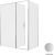 Душевой уголок Allen Brau Priority 3.31038.BA+3.31044.BA 160x90, профиль серебро