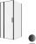 Душевой уголок Allen Brau Priority 3.31027.BBA+3.31048.BBA 90x100, профиль черный