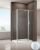 Душевой уголок Allen Brau Priority 3.31026.BA+3.31044.BA 90x90, профиль серебро