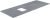 Столешница Allen Brau Infinity 1.21015.G-S 120x46 из керамогранита, l серый
