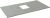 Столешница Allen Brau Infinity 1.21011.G 85x46 из керамогранита, графит