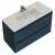 Тумба под раковину Allen Brau Eclipse 1.E1001.BGM 60x46 2.0 синий матовый