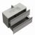 Тумба под раковину Allen Brau Eclipse 1.E1001.PGM 60x46 2.0 платина матовый