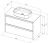 Схема тумбы Allen Brau Fantasy 1.11003.PGM 100x46 2.0