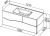 Схема тумбы Allen Brau Glority 1.35003.NW 120x46