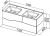Схема тумбы Allen Brau Glority 1.35004.NW 120x46