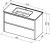 Схема тумбы Allen Brau Gravity 1.370010.CGM 100x45