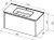 Схема тумбы Allen Brau Gravity 1.370014.WM 100x45